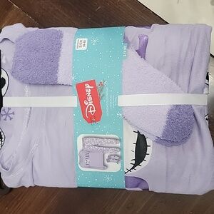 Disney Jack Skellington 3 Piece Set Womens Size small(4-6) Pajamas Pjs Socks